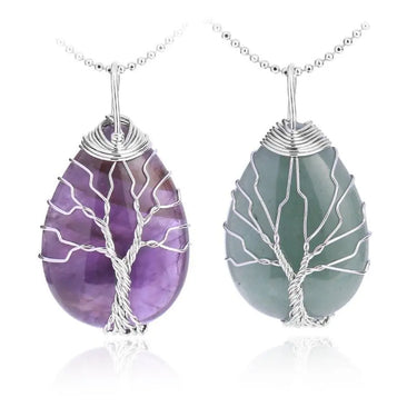Tree of Life Natural Stone Necklace-Your Soul Place